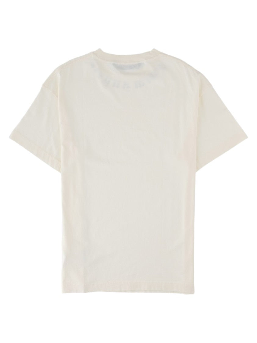 Palm Angels Short-Sleeve Bold Logo White T-Shirt