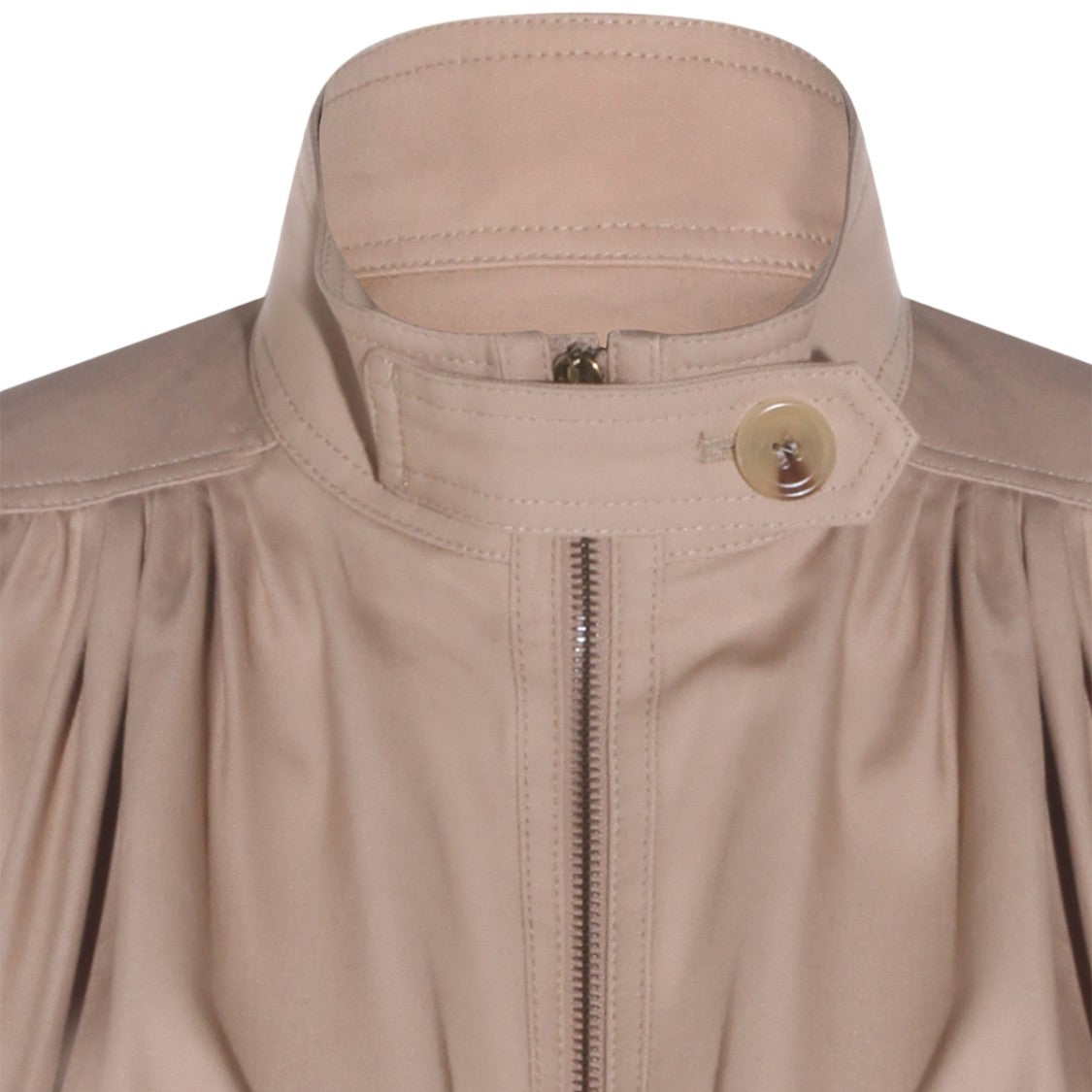 Chloé Voluminous High-Collar Jacket