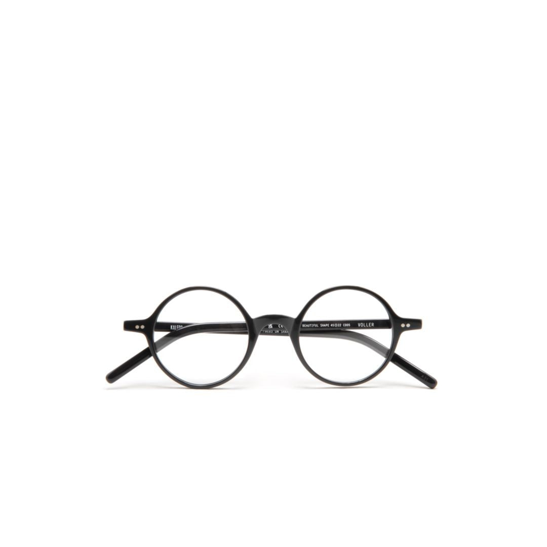 Kaleos Voller Round Eyeglasses With Thin Black Frames