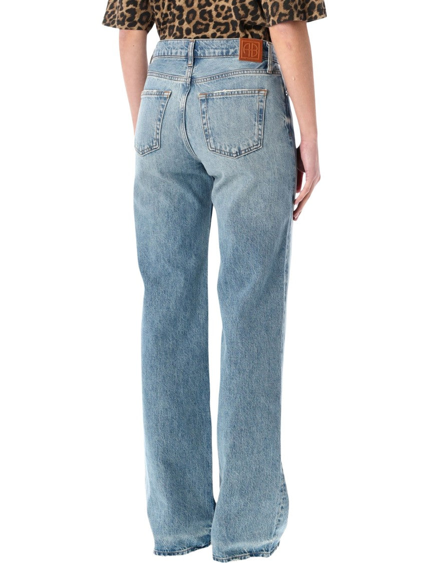 Anine Bing Hugh Wide-Leg Jeans