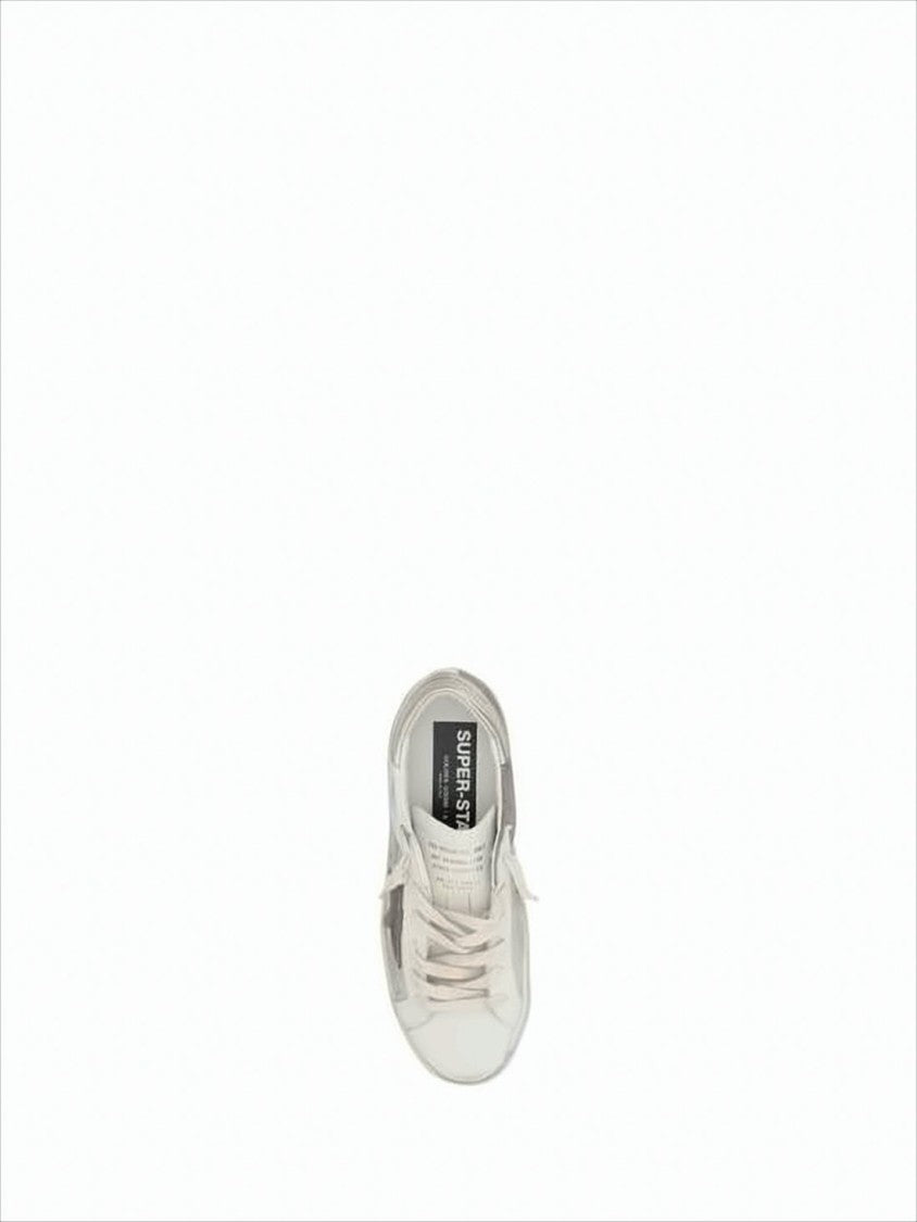 Golden Goose Low-Top Sneakers With Distressed Finish And Textured Star Detail