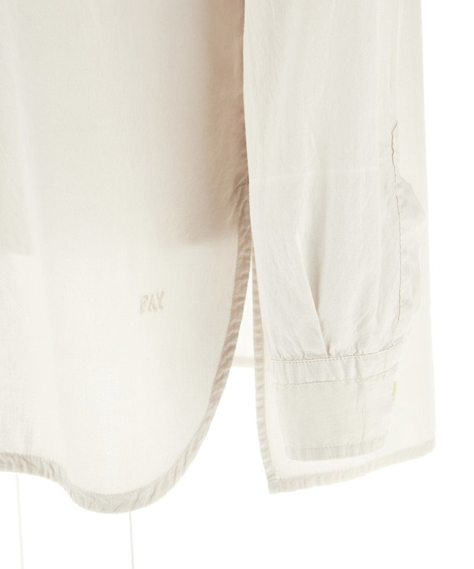 Fay Long-Sleeved Blouse With Classic Collar