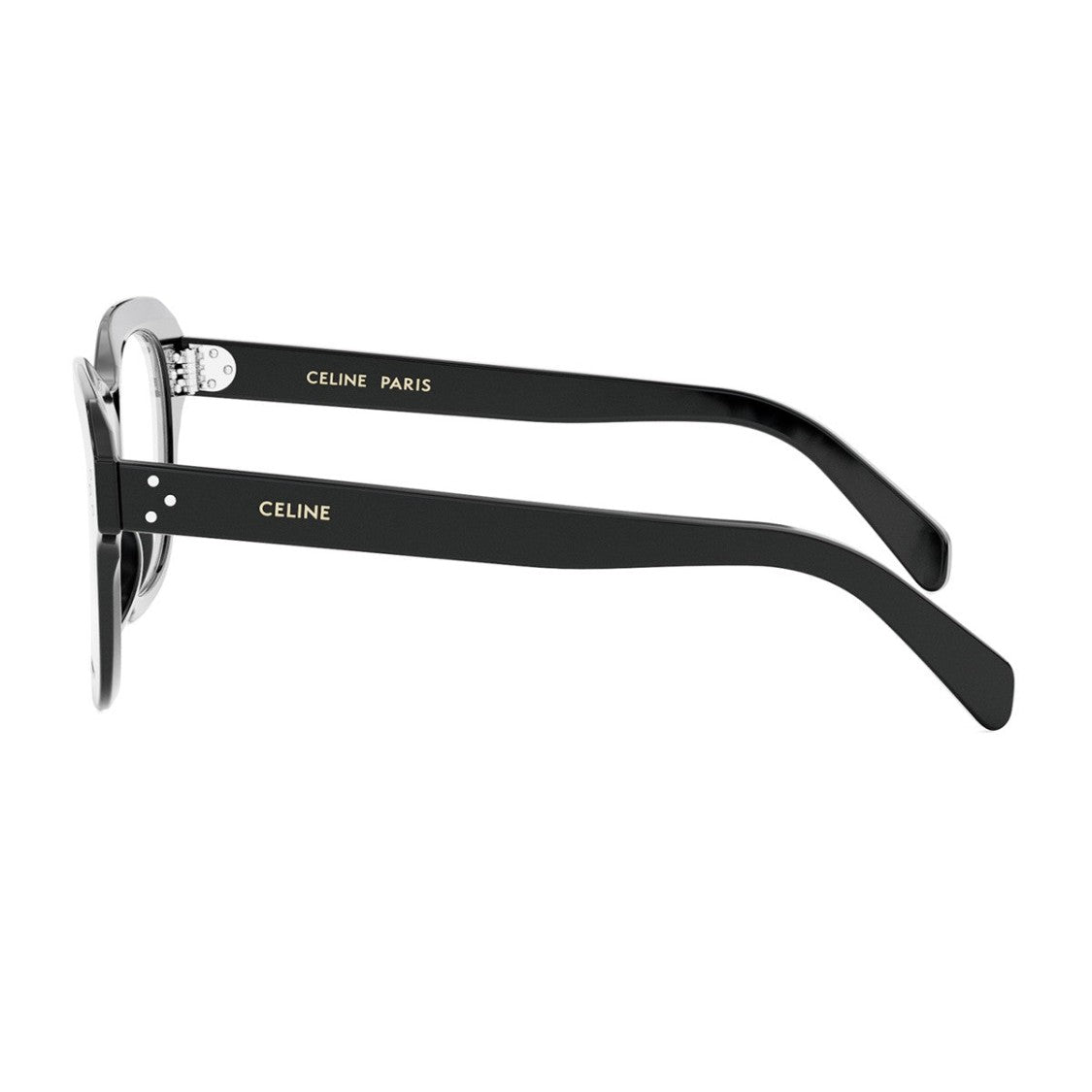 Celine Black 3 Dots Hd Acetate Sunglasses