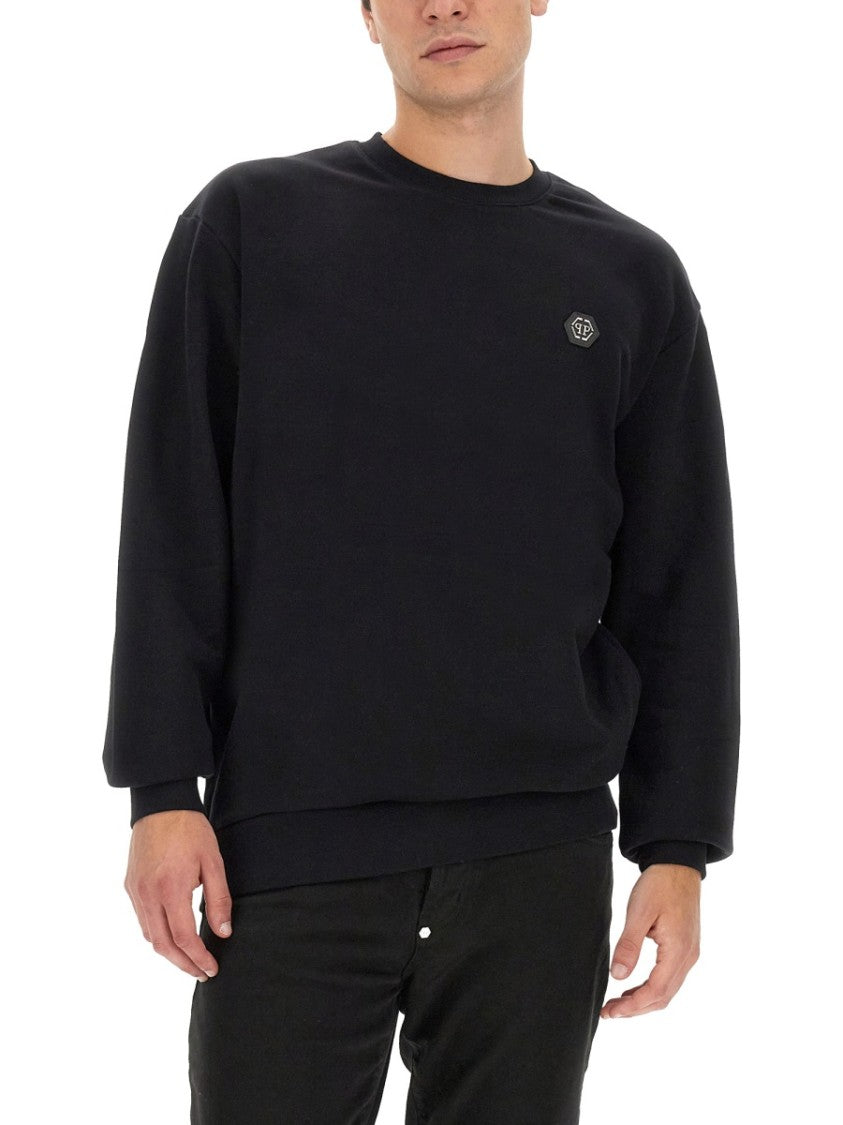 Philipp Plein Oversized Black Sweatshirt