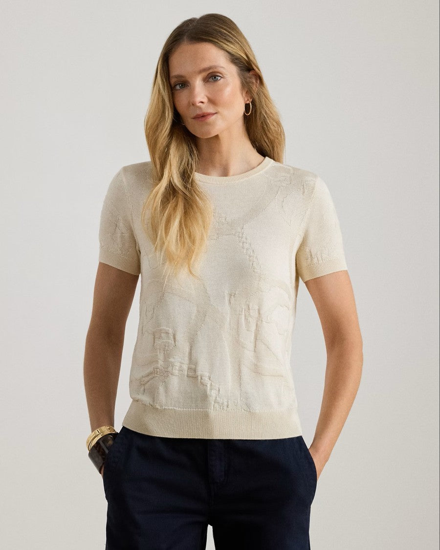 Lauren Ralph Lauren Eyelah Short Sleeve Pullover