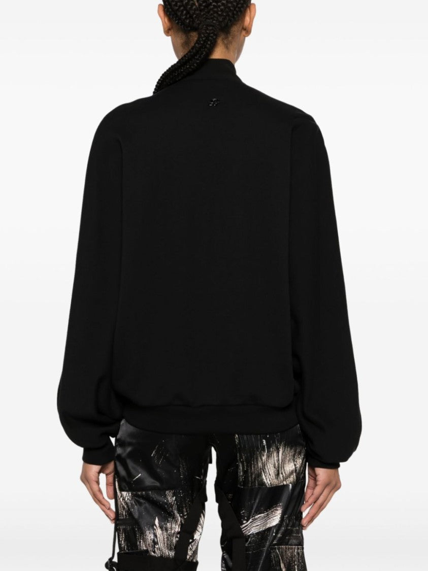 Blumarine V-Neck Sweatshirt With Bow Detail