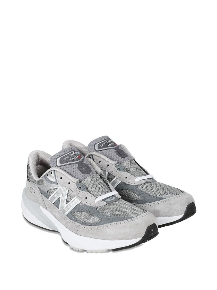New Balance Grey 990V6 Suede Mesh Fuelcell Sneakers