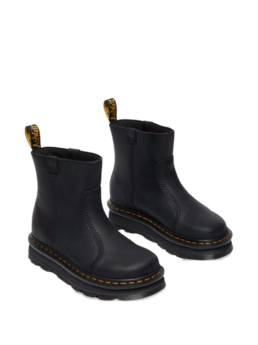 Dr. Martens Black Leather Ankle Boots