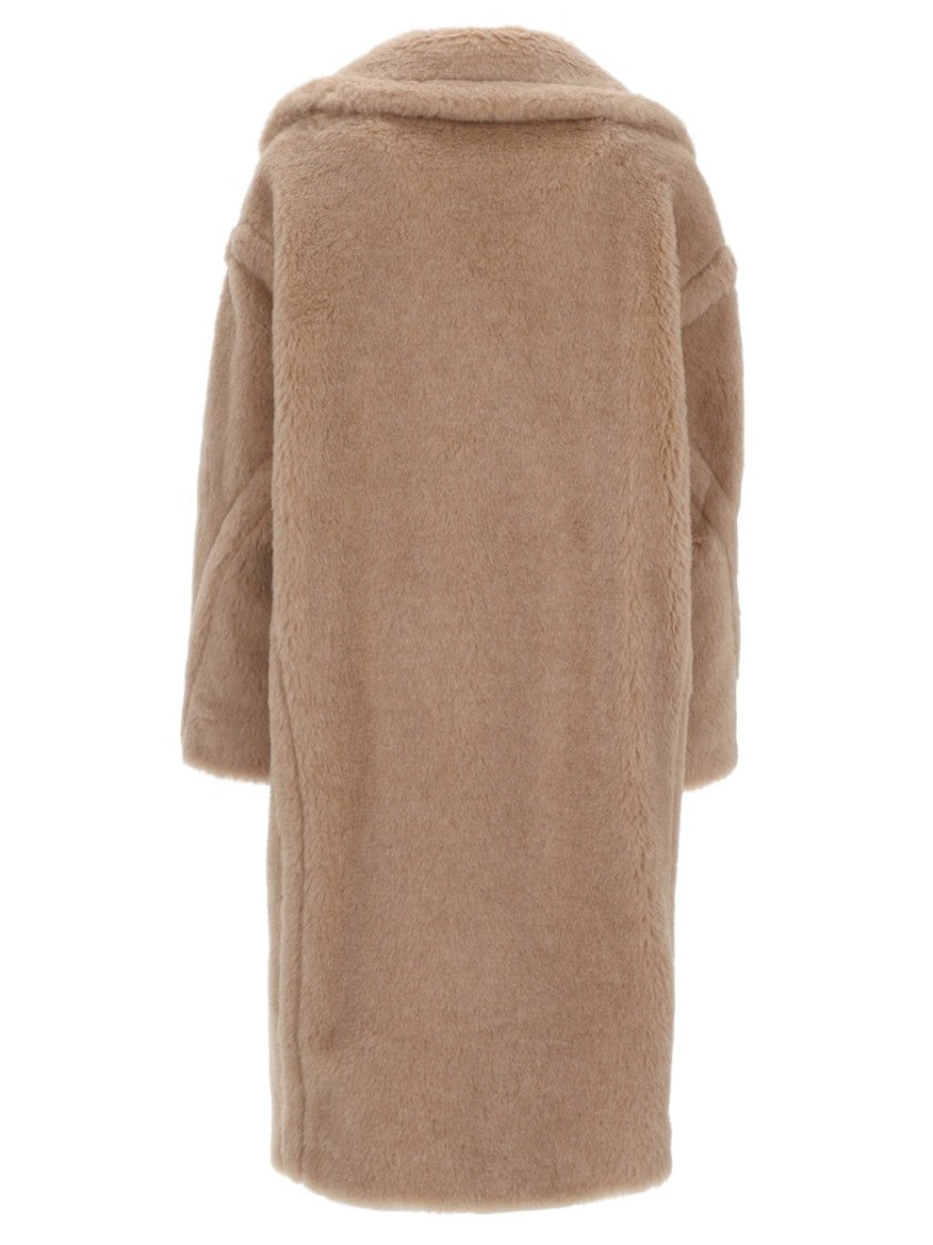 Max Mara Teddy Bear Icon Double-Breasted Alpaca Coat