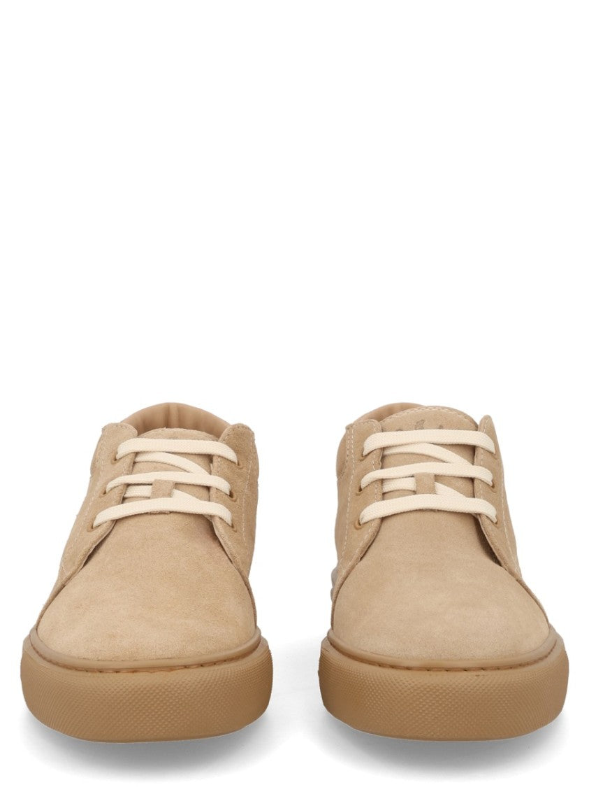 Hogan H691 Calfskin Suede Low-Top Loafers