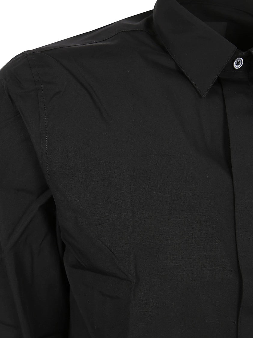 Givenchy Tailored Black Shirt With Structured Collar