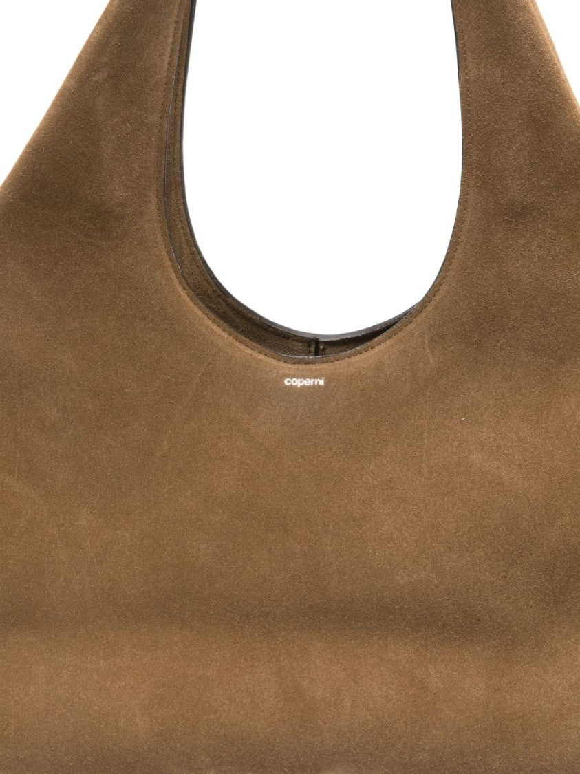 Coperni Brown Leather Shoulder Bag