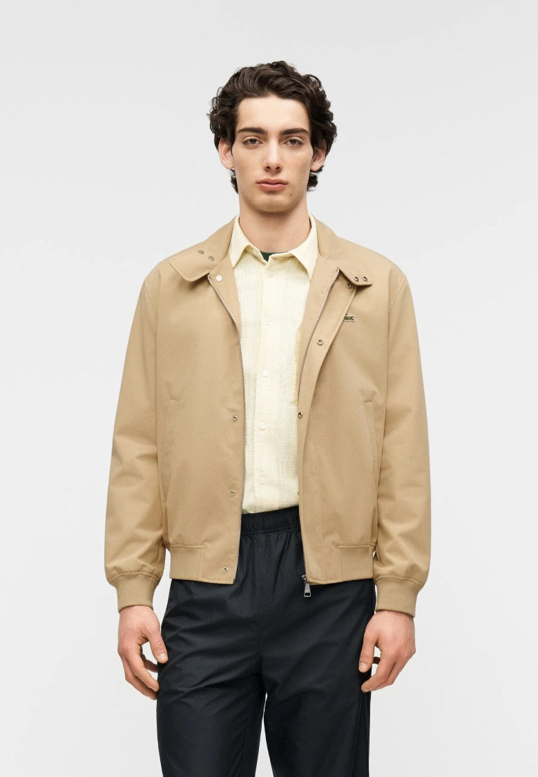 Lacoste Beige Harrington Twill Waterproof Jacket
