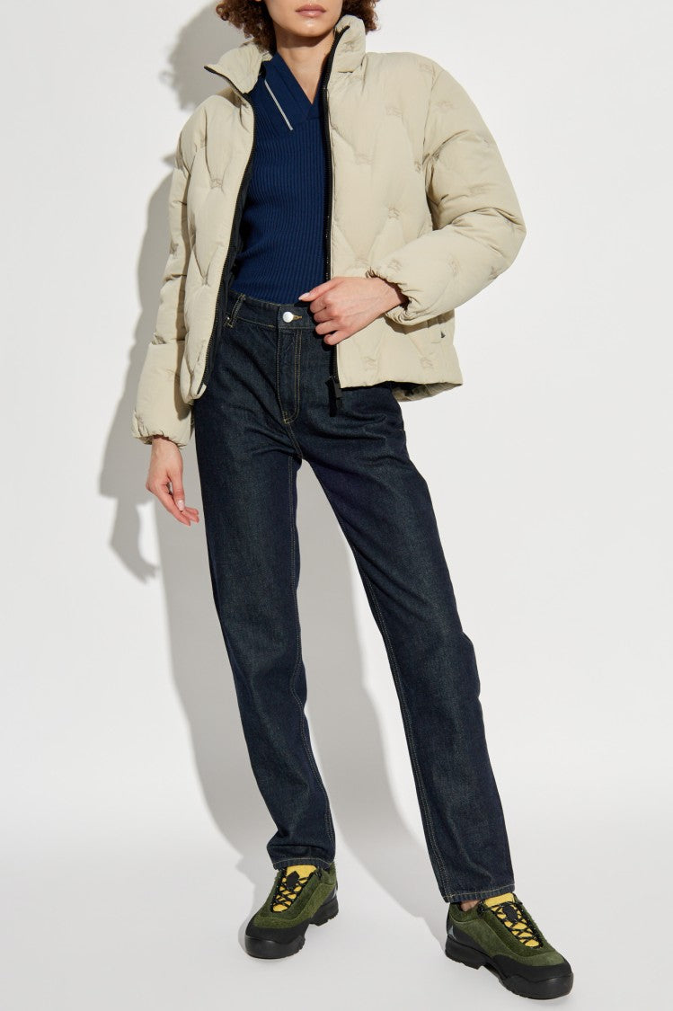 Burberry Puffer Jacket With Stand-Up Collar