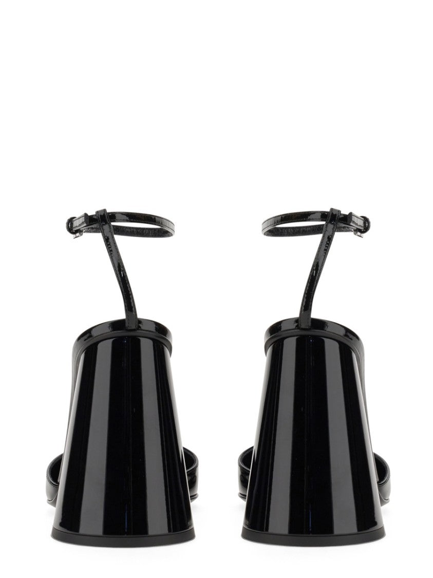 The Attico Sandal Luz With High-Shine Patent Finish