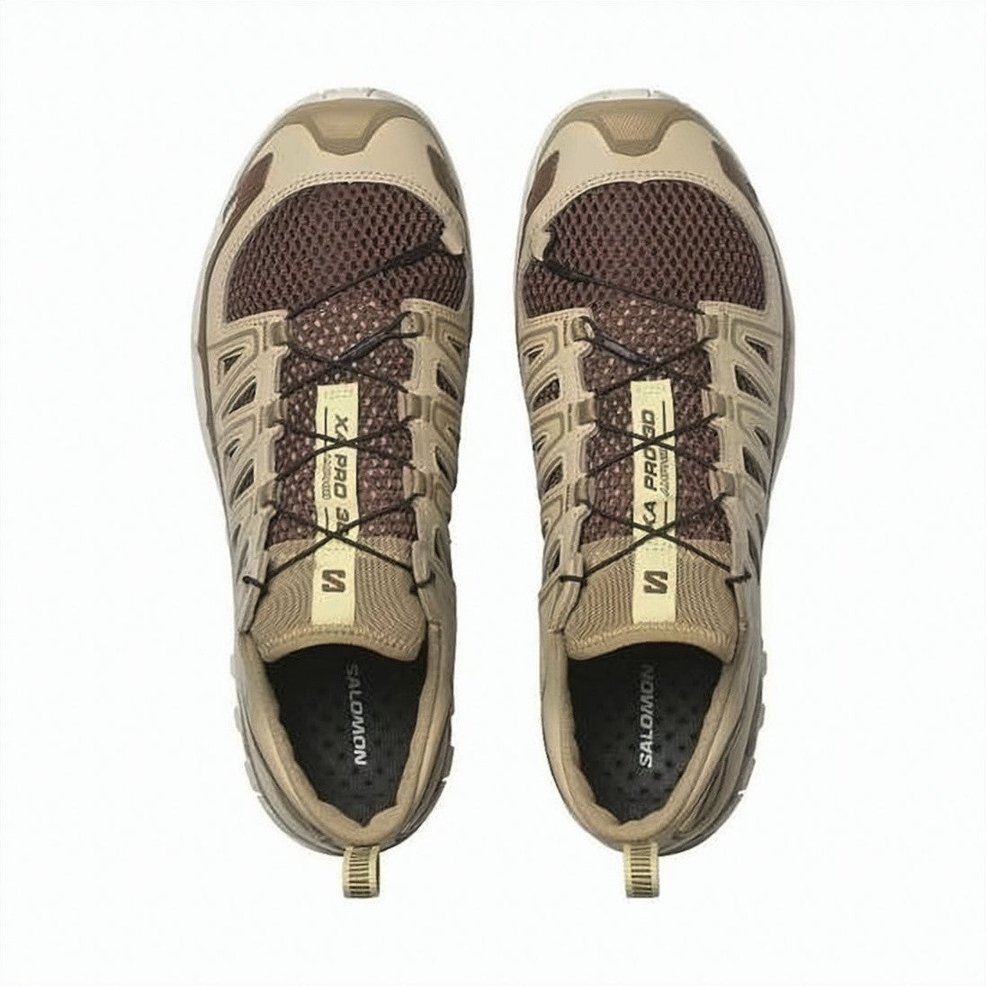 Salomon Breathable Textile Sneakers With Supportive Cage Design
