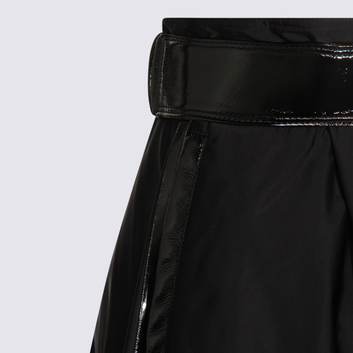 Elisabetta Franchi High-Waisted Black Maxi Skirt With Belt