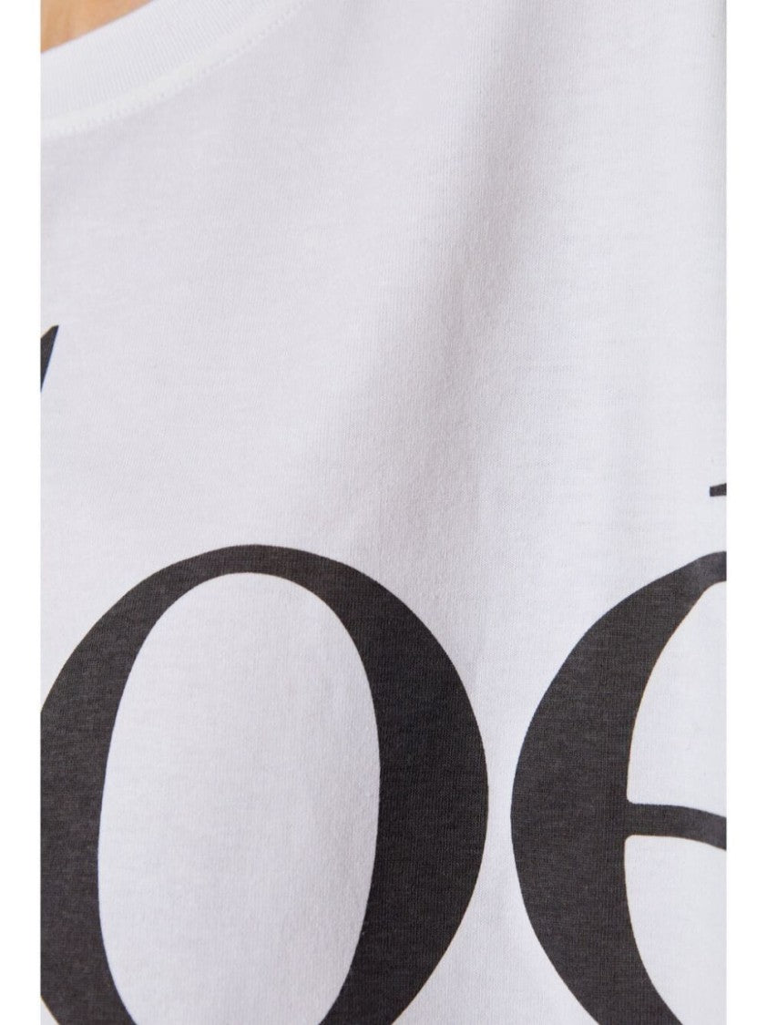Chloé Cropped Boxy Logo T-Shirt