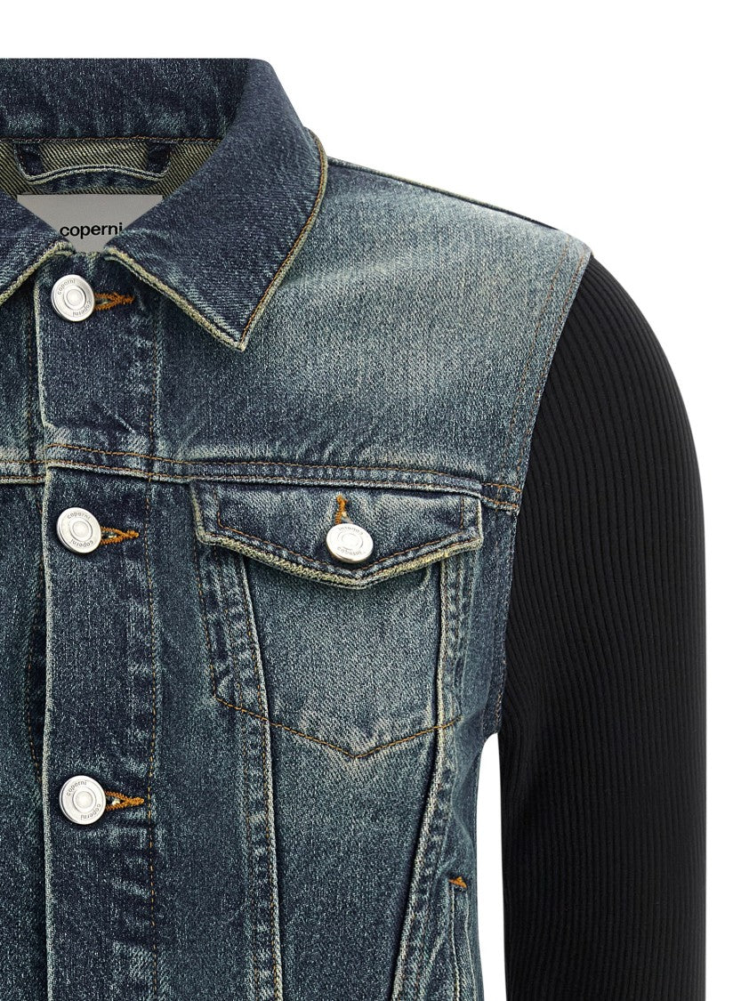 Coperni 'Hybrid Rib Denim' Jacket
