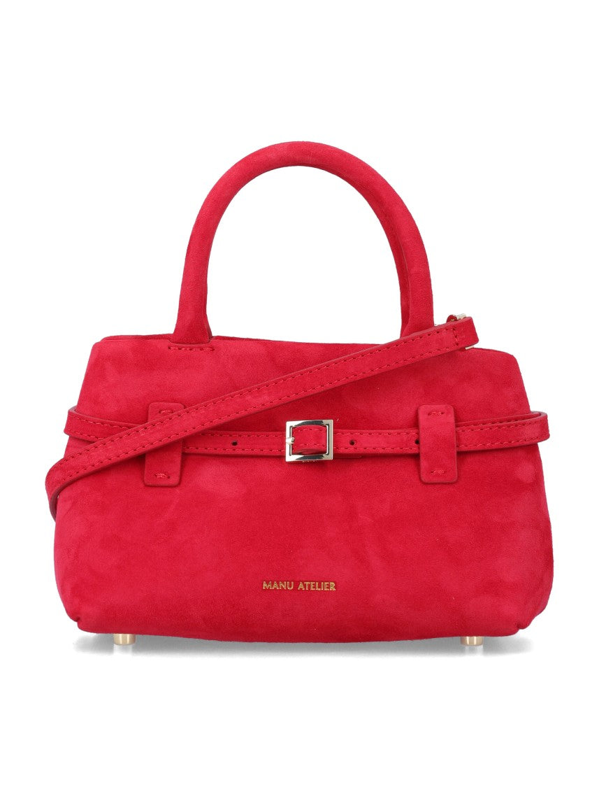 Manu Atelier Le Cambon 20 Structured Red Handbag