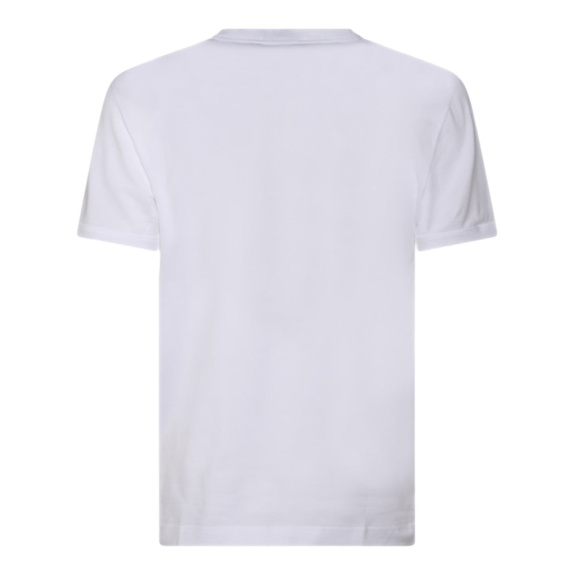 Dolce & Gabbana Classic White Short-Sleeve T-Shirt With Embroidered Emblem