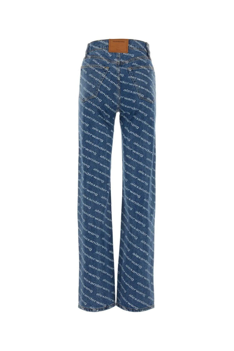 Alexander Wang Printed Denim Jeans