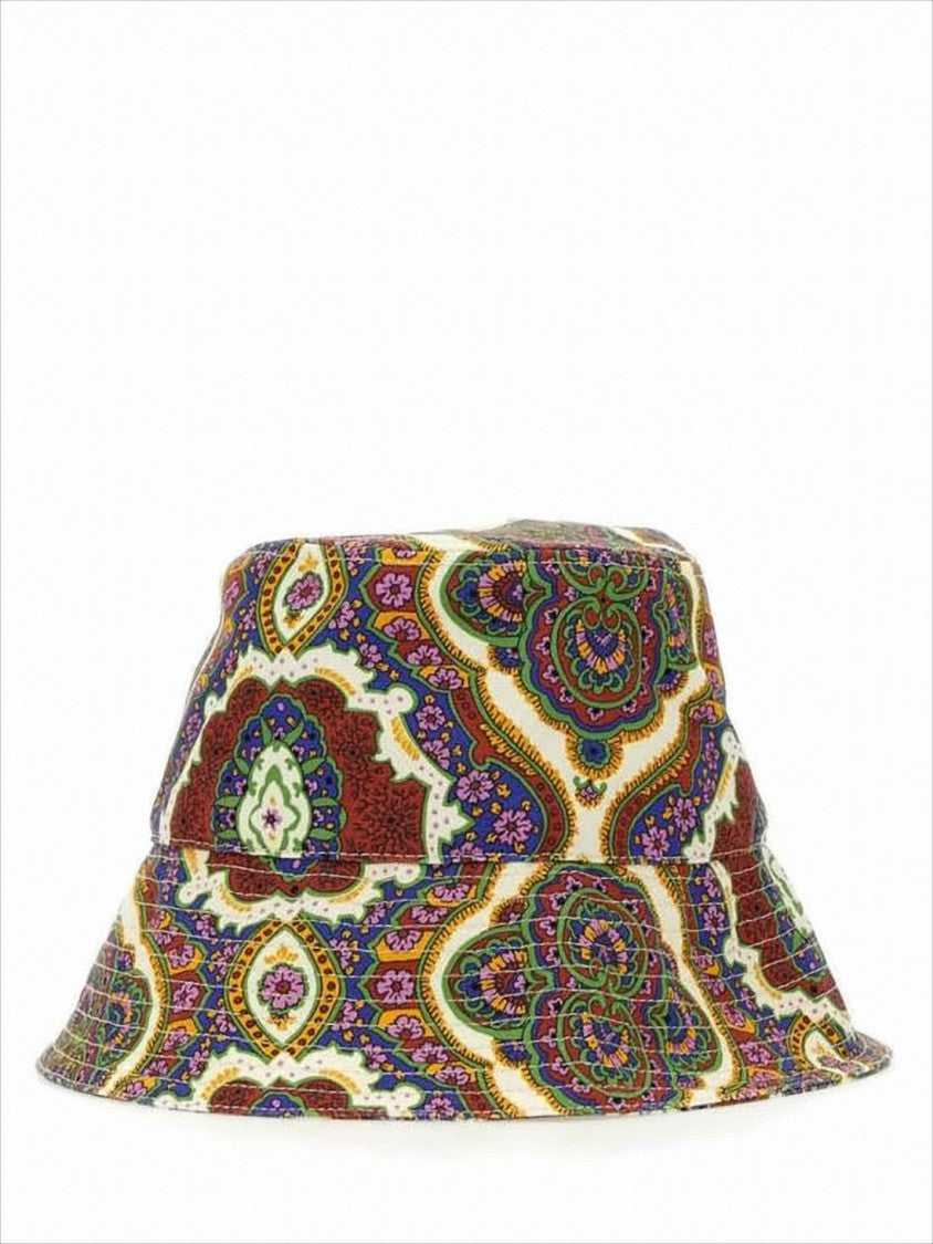 Etro Paisley Bucket Hat With Floral Motifs