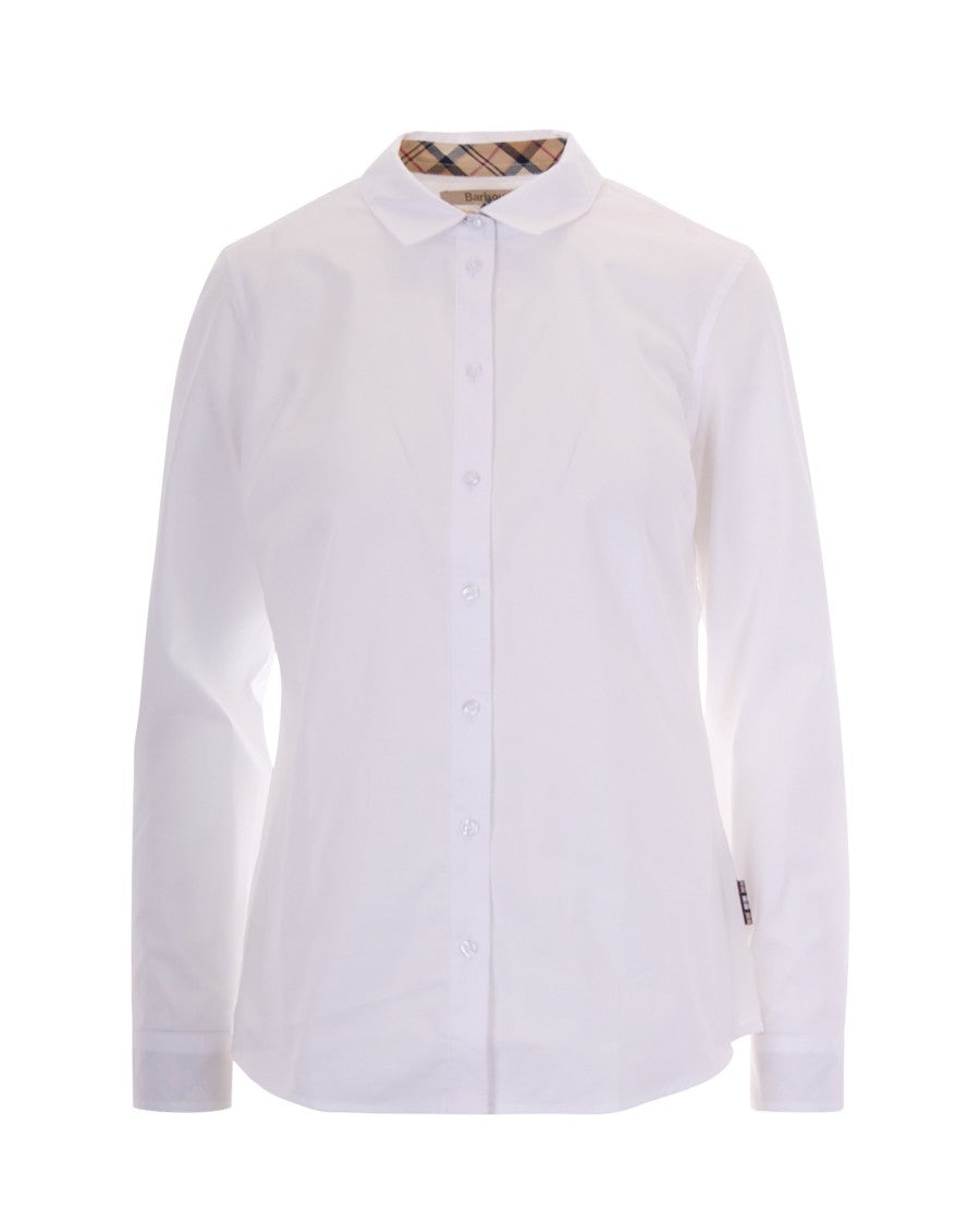 Barbour White Hessian Tartan Derwent Shirt