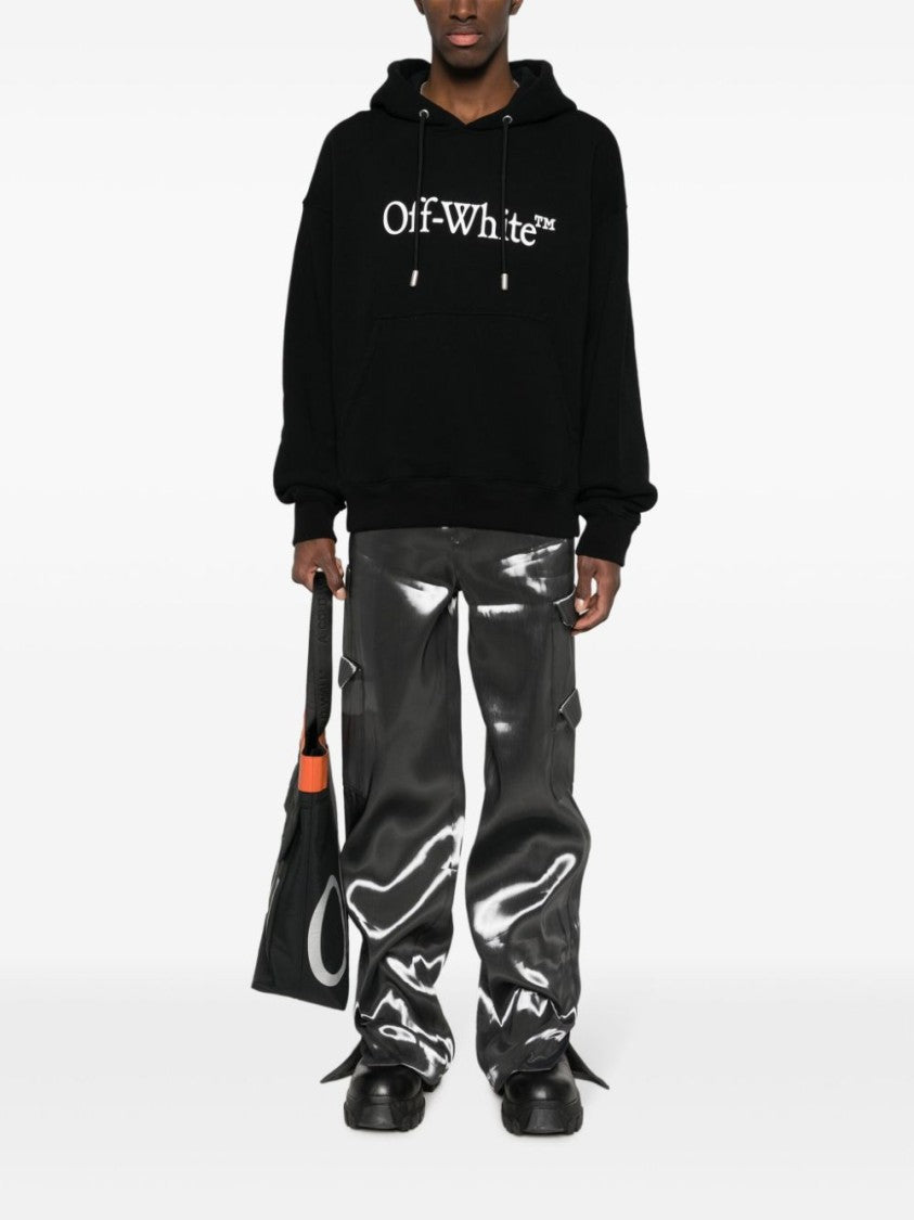 Off-White Relaxed Fit Black Hoodie
