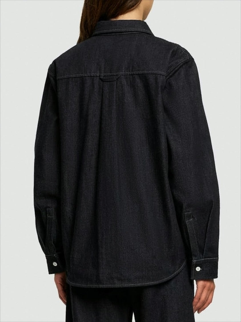 Jil Sander Structured Silhouette Button-Down Shirt With Flap Pockets