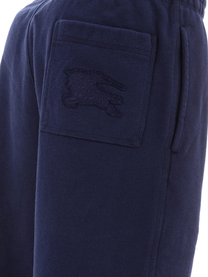 Burberry Joggers With Embroidered Equestrian Knight Logo
