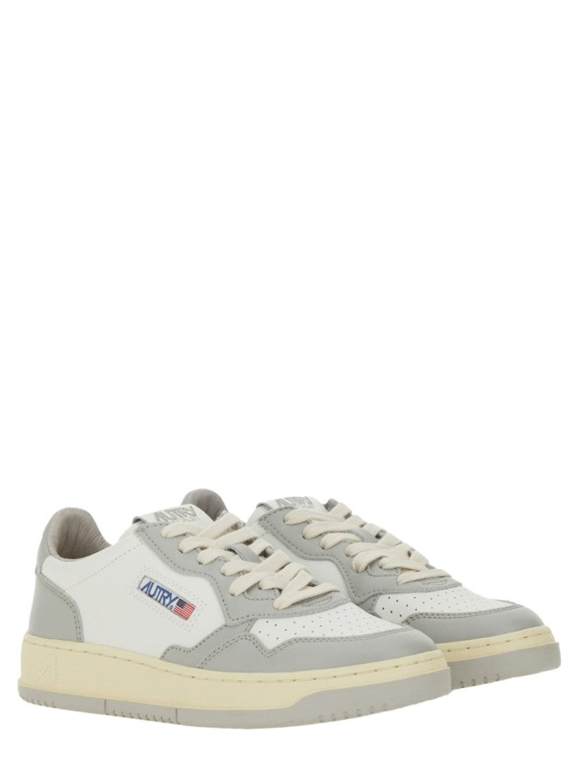 Autry Medalist Low Cow Leather Perforated Sneakers