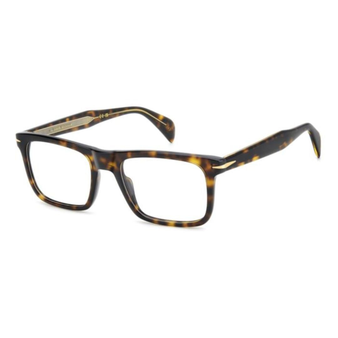 David Beckham Db 1191 Rectangular Tortoiseshell Acetate Eyeglasses