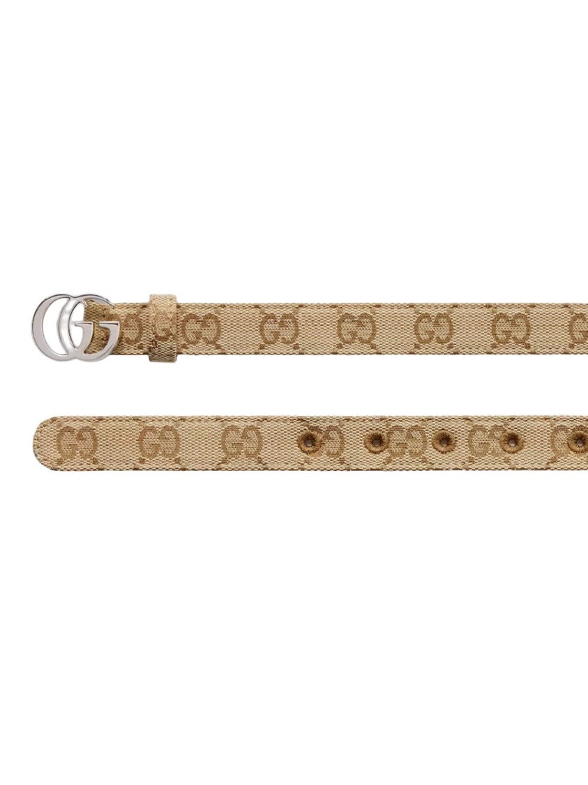 Gucci Gg Marmont Monogram Fabric Belt