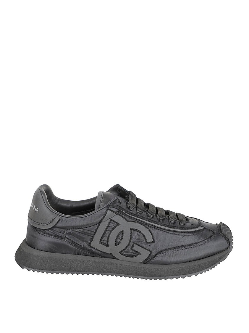 Dolce & Gabbana Oversized Logo Sneakers With Padded Collar