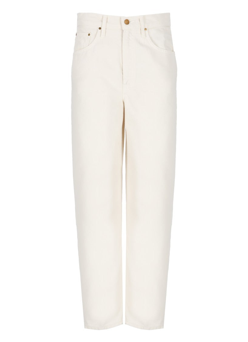 Mother Ivory The Peeler Ankle Jeans