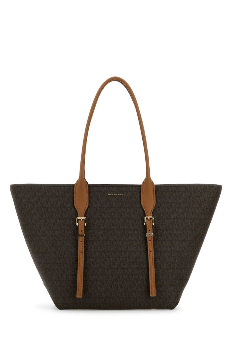 Michael Michael Kors Printed Canvas Moore Shopping Bag