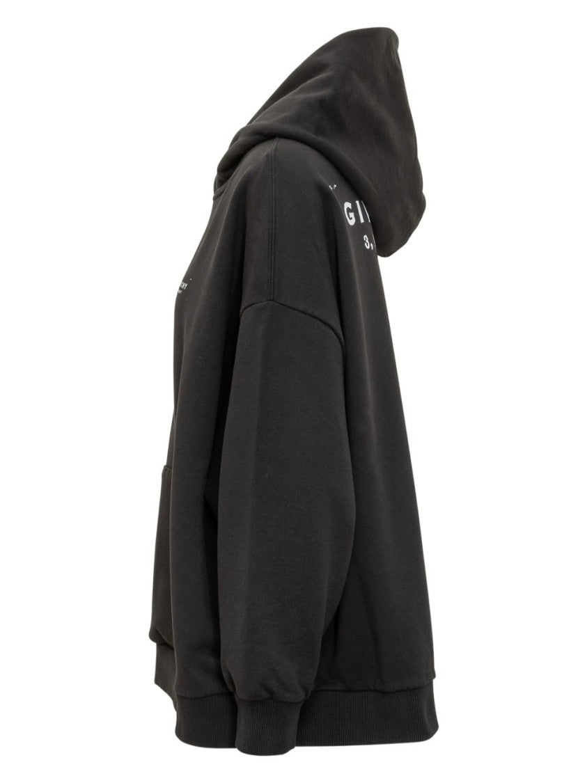 Givenchy Relaxed Fit Hoodie Sweatshirt With Contrasting Logo