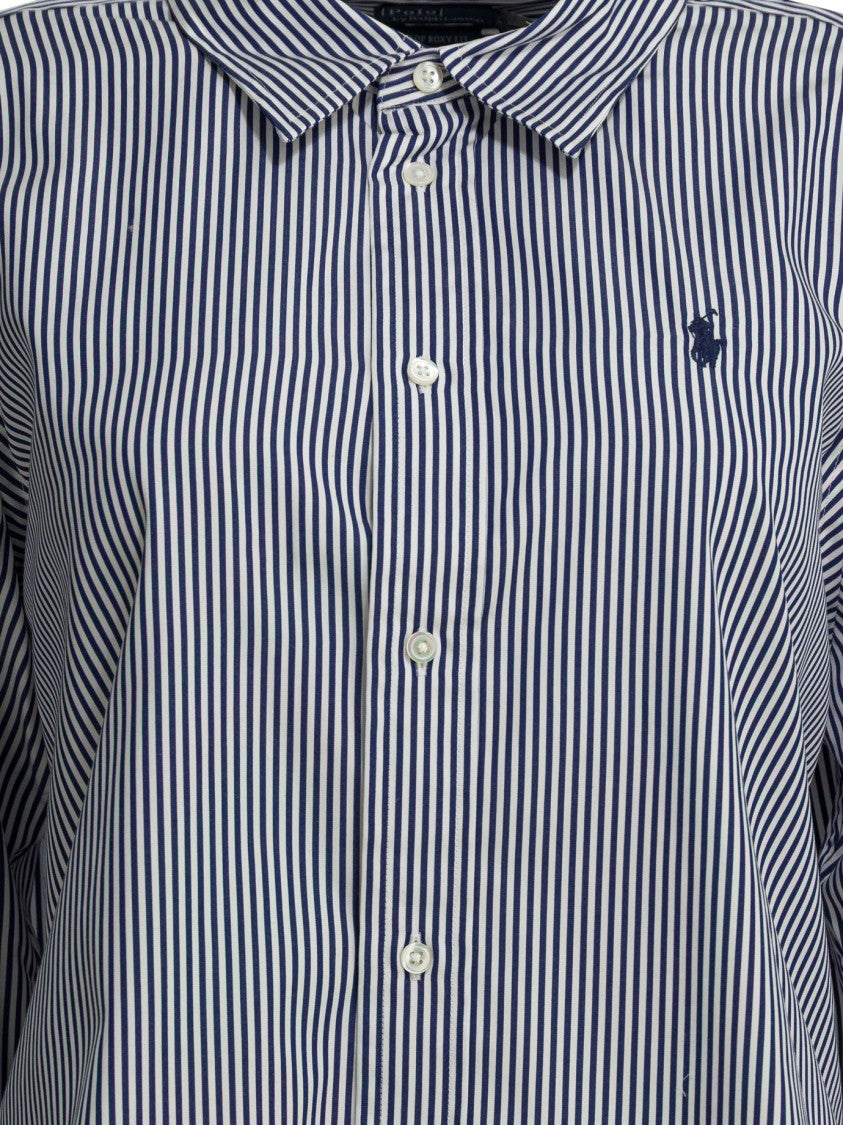 Polo Ralph Lauren Boxy Striped Shirt With Pointed Collar