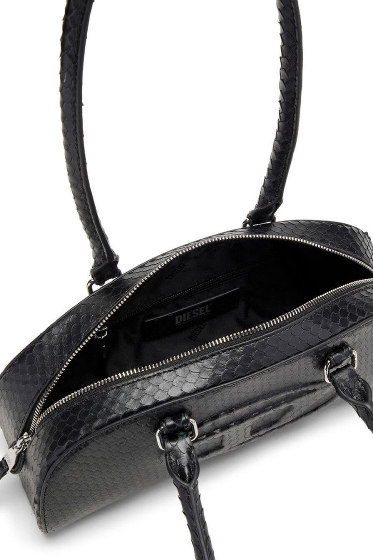 Diesel Black Leather Shoulder Bag