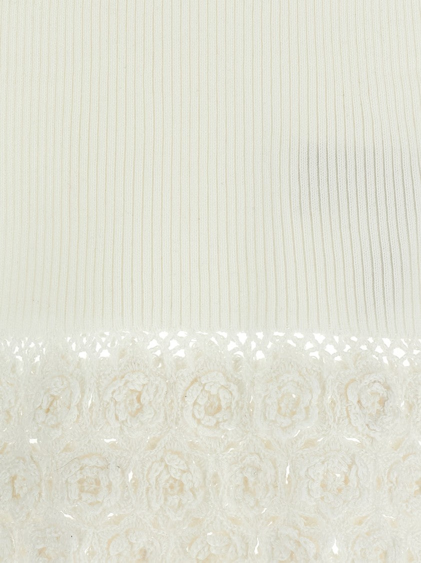 Ganni 'Cotton Crochet' Vest