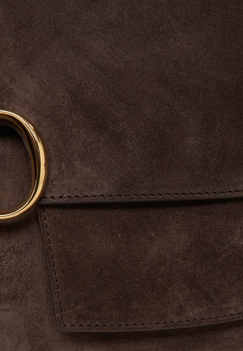 Orciani Suede Shoulder Bag