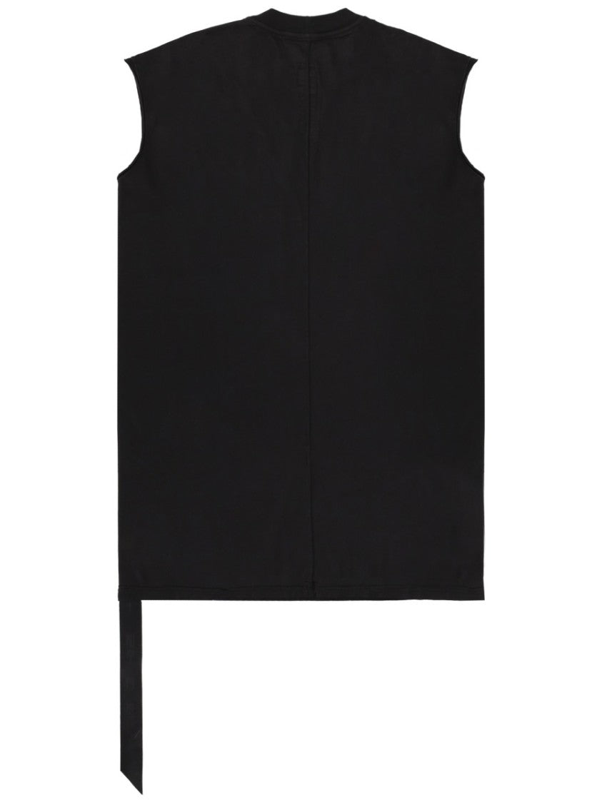 Drkshdw By Rick Owens Tarp-T Cotton Asymmetrical Tank Top