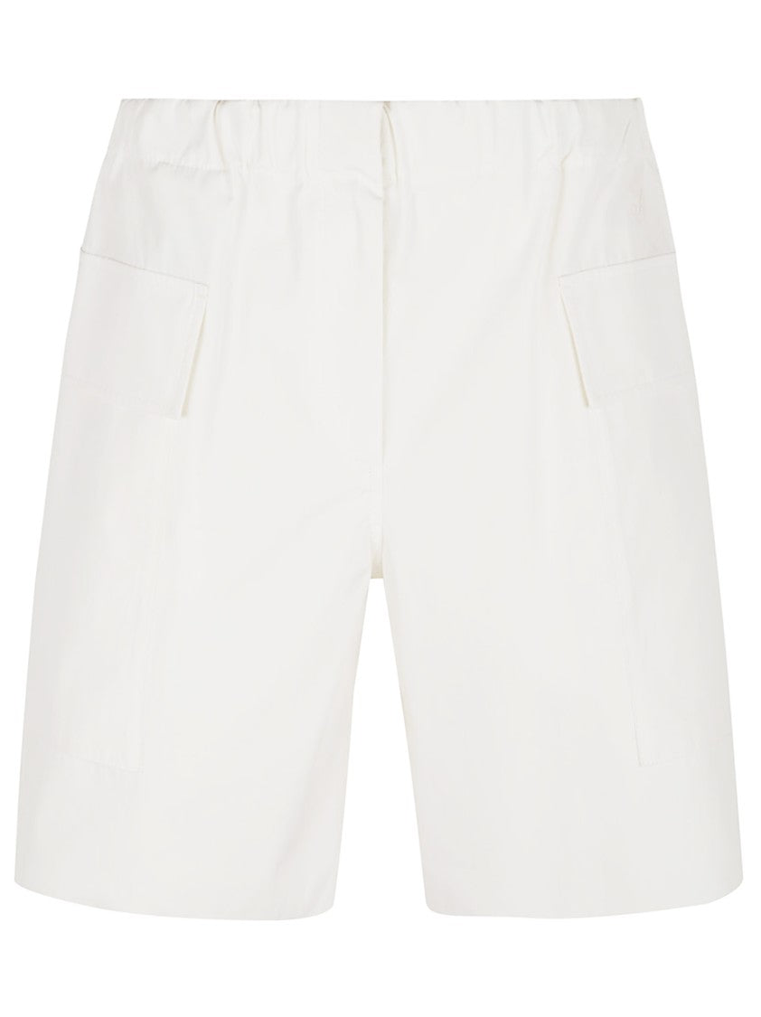 Jil Sander Relaxed Fit Cotton Poplin Shorts