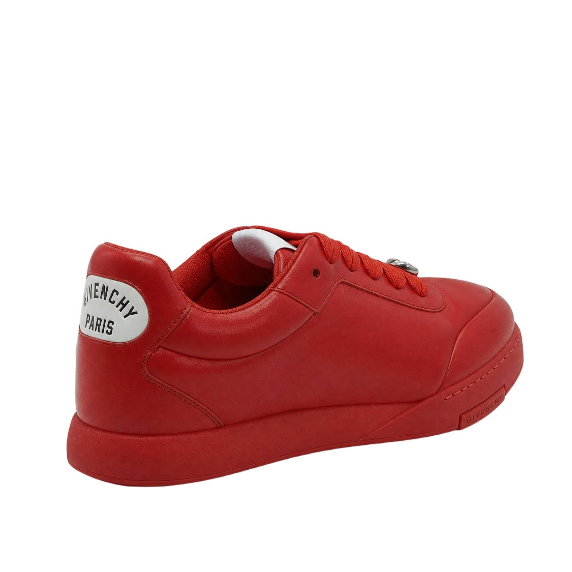 Givenchy Red Metallic Detail Low-Top Sneakers