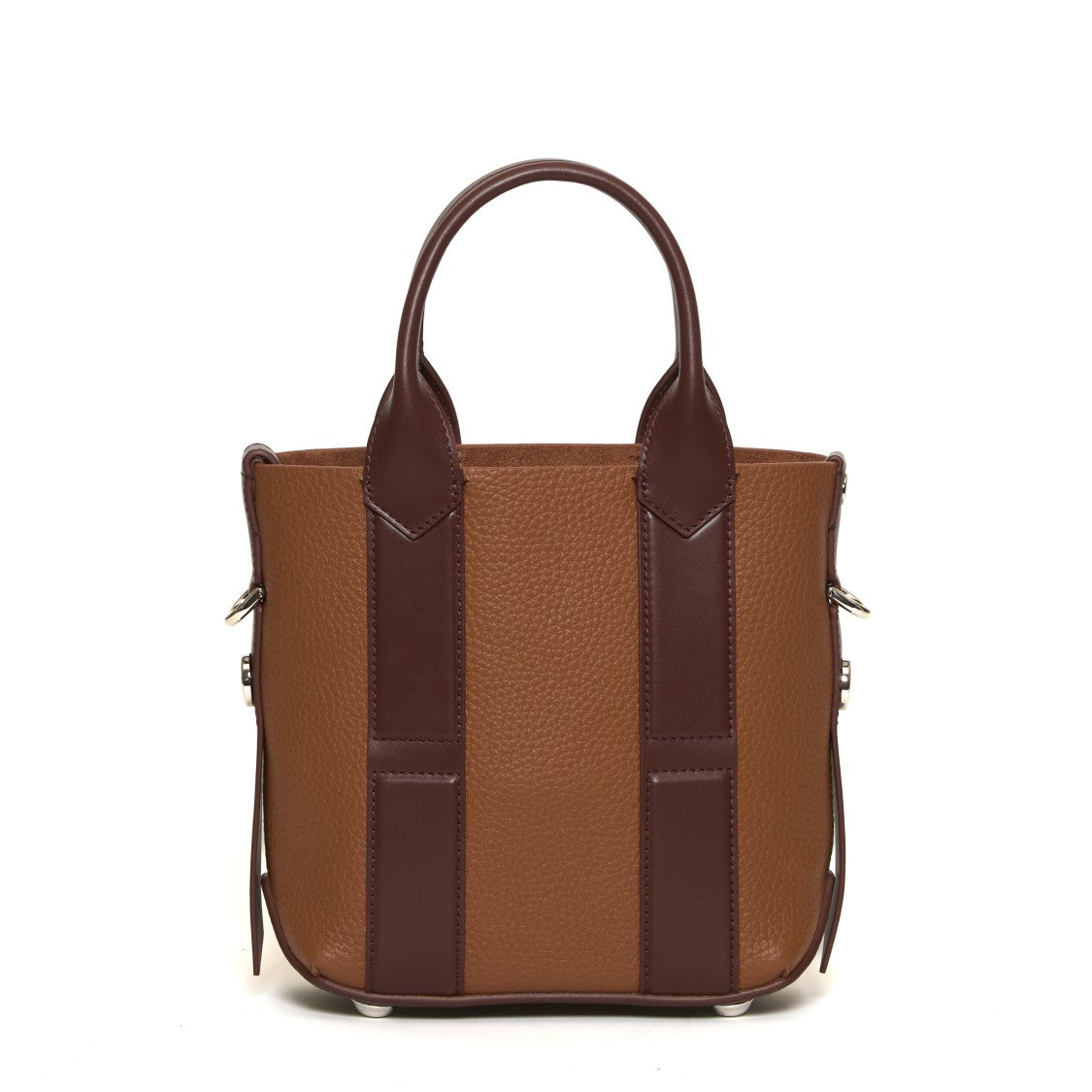 Hogan Textured Leather Shopping Bag With Adjustable Strap