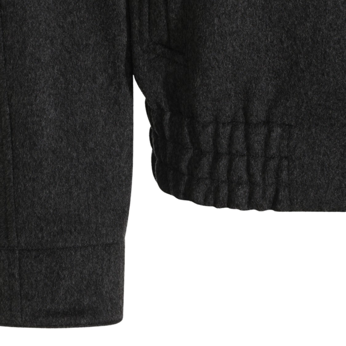 Lardini Minimalist High Collar Jacket With Concealed Closure