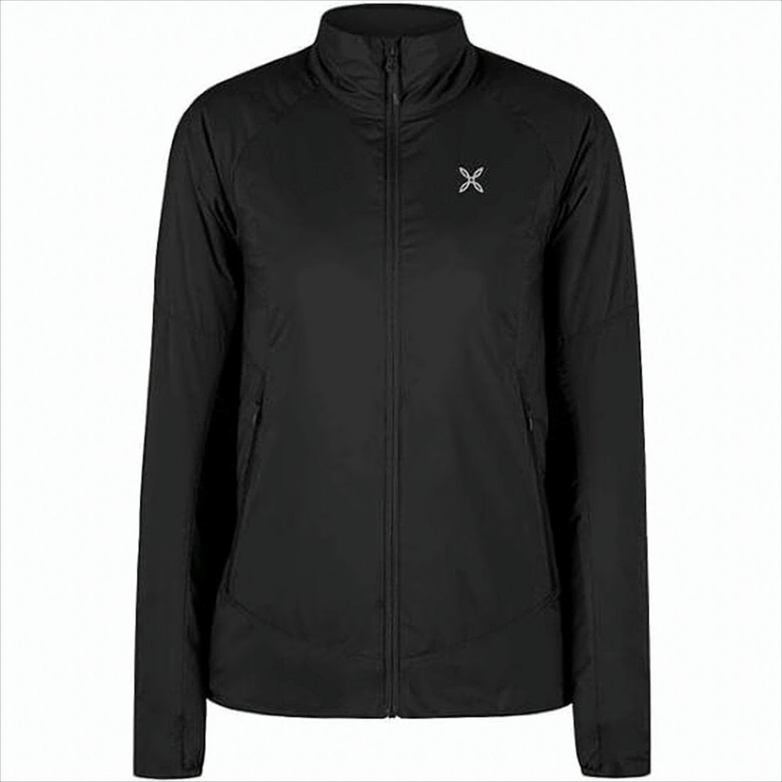 Montura Tailored Black Jacket With Stand-Up Collar And Quilted Lining