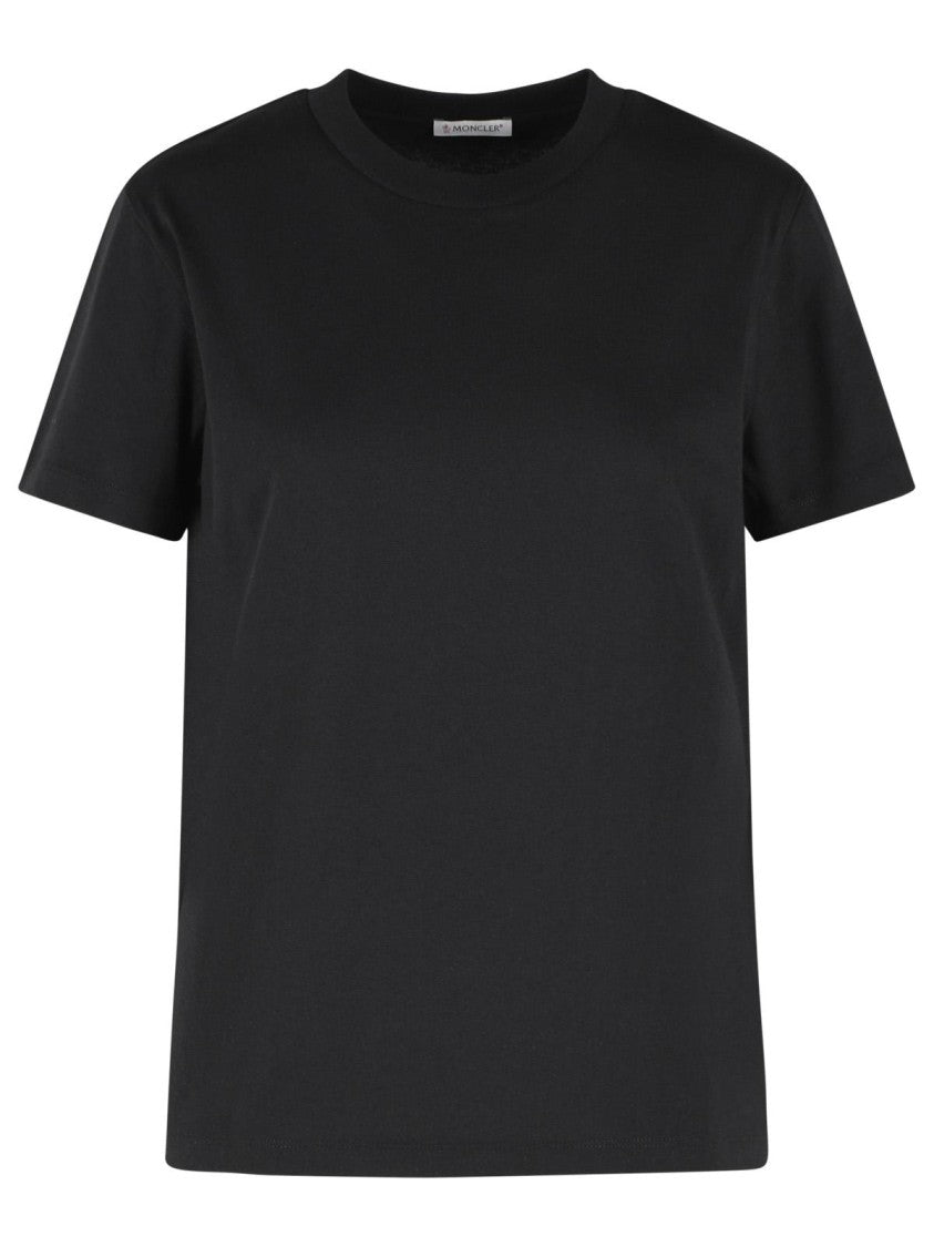 Moncler Black Cotton T-Shirt
