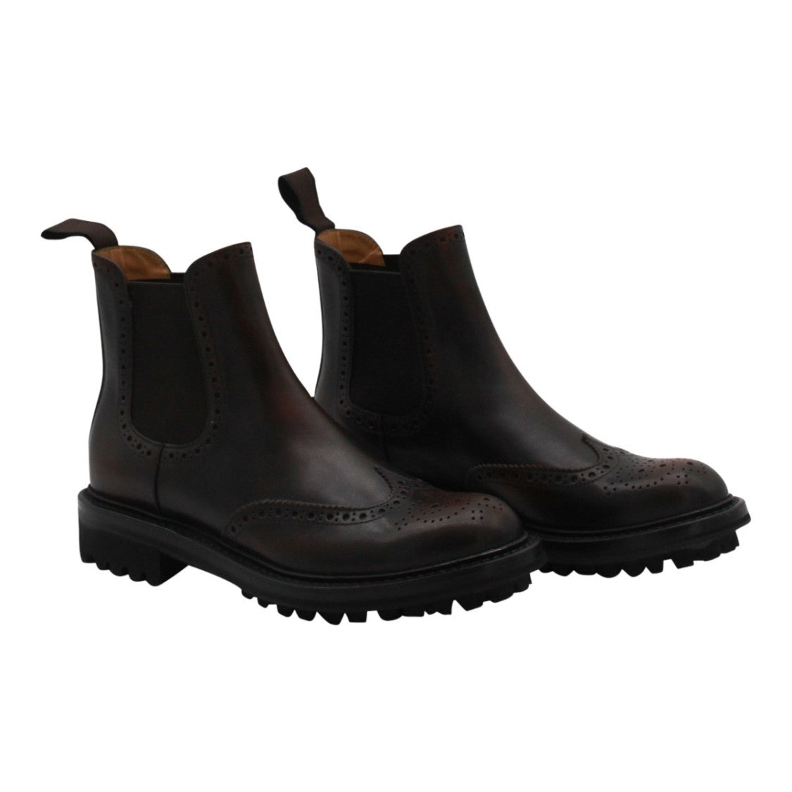 Church's Classic Chelsea Boots With Brogue Detailing